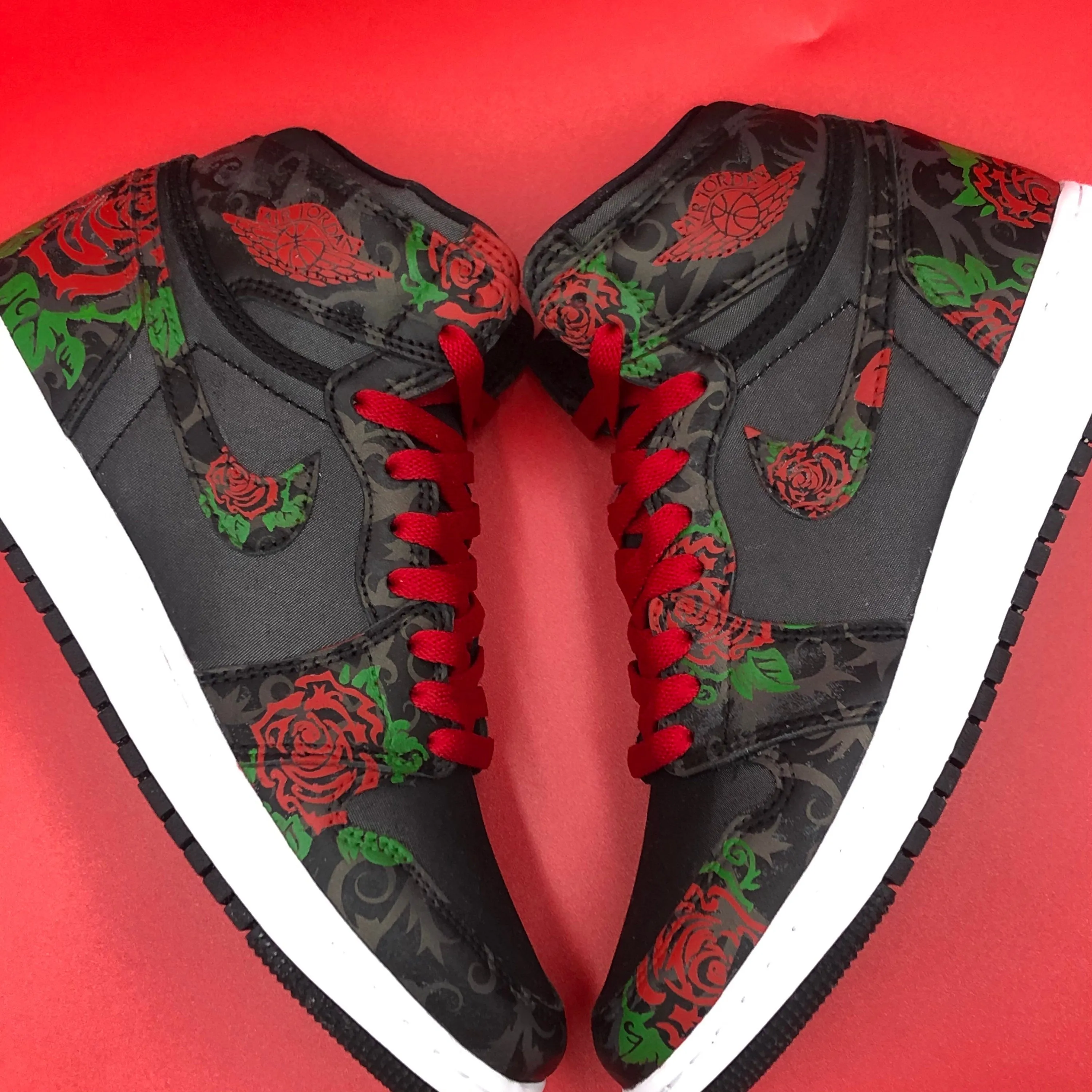 Custom Rose Jordan 1 Highs