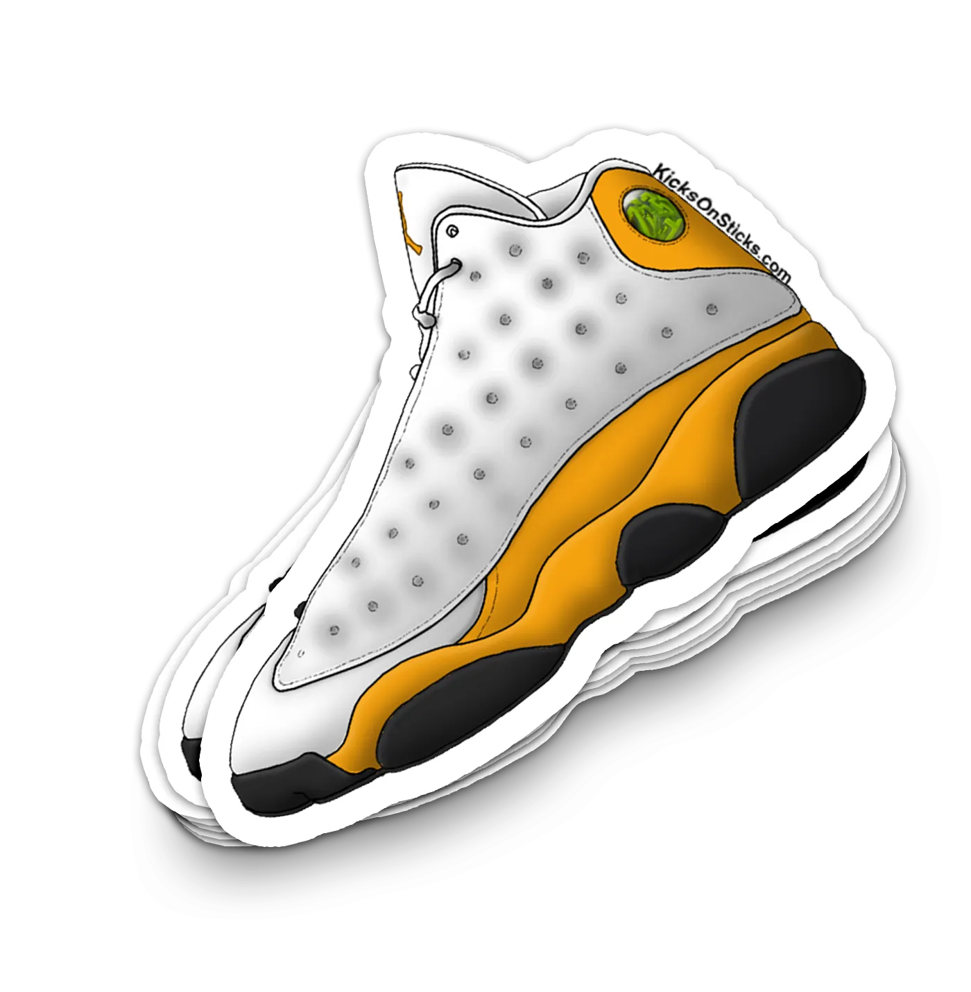 Jordan 13 "Del Sol" Sneaker Sticker