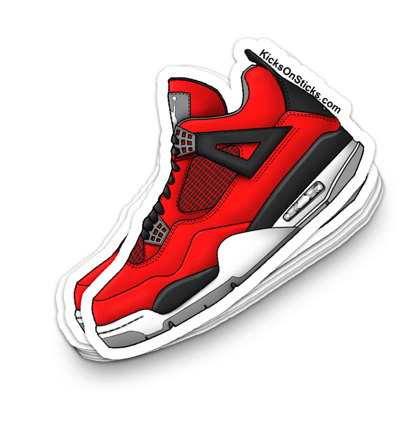 Jordan 4 "Toro" Sneaker Sticker