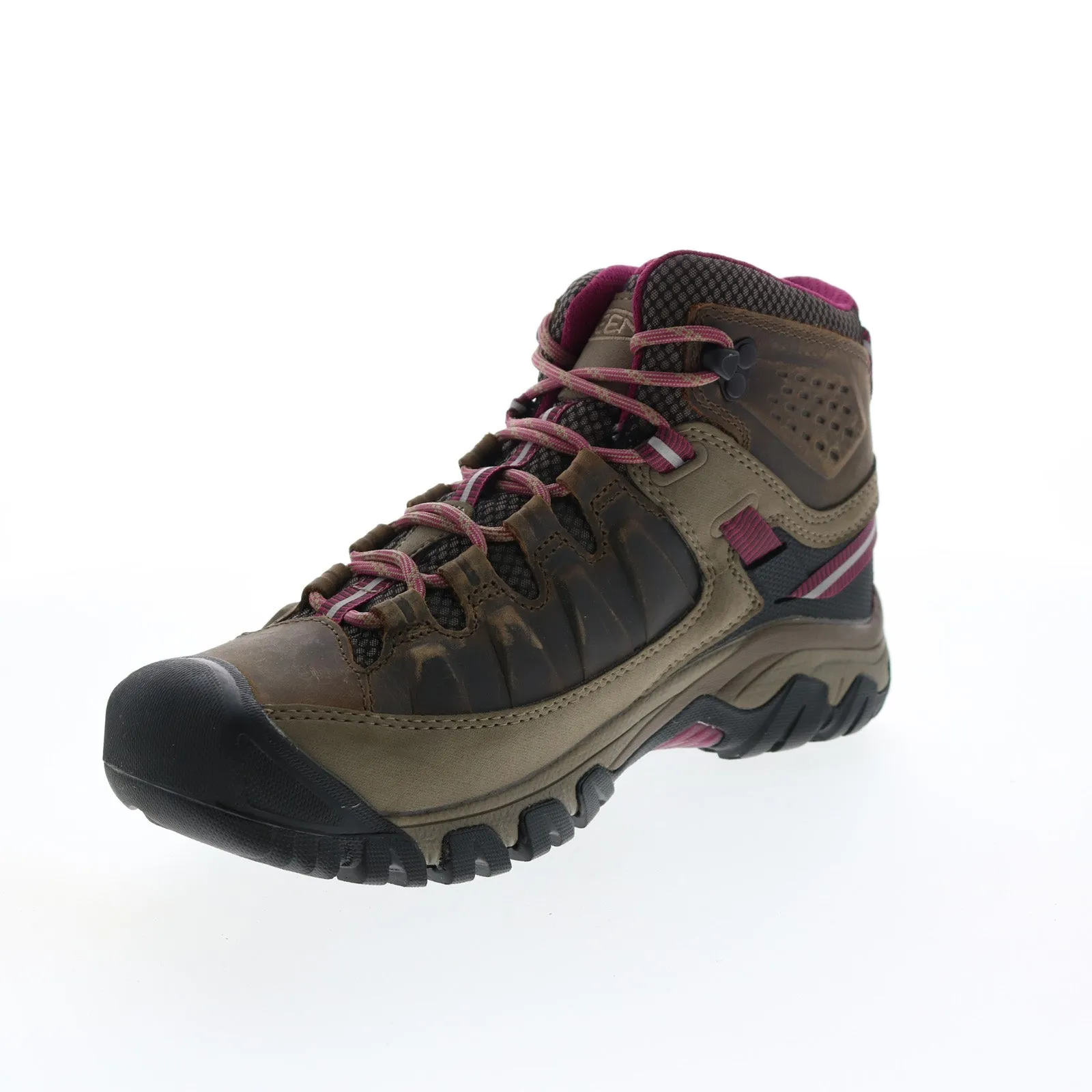 Keen Targhee III Mid Waterproof 1018178 Womens Brown Leather Hiking Boots