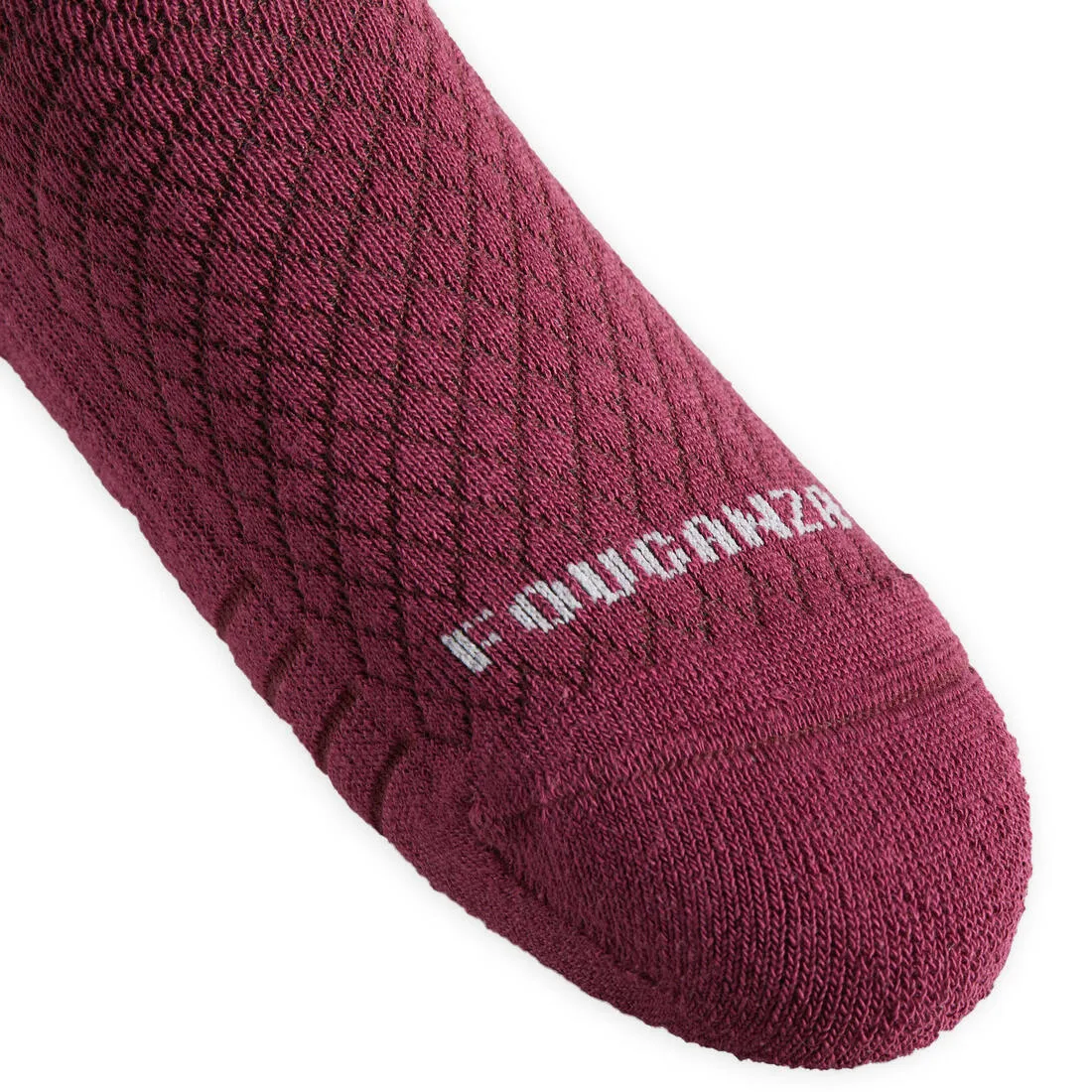 Kids' Horse Riding Socks SKS 500 - Light Pink/Plum Graphic Designs
