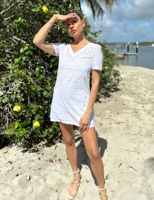 LYA WOVEN CHECK DRESS