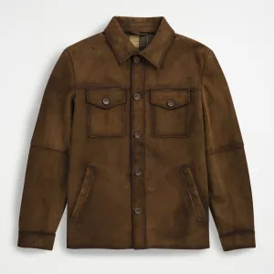 Overshirt in Suede