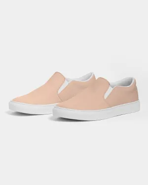 Pale Pastel Orange Slip-On Canvas Sneakers | Women's | Bright Pale Pastel Orange | C0M22Y30K0