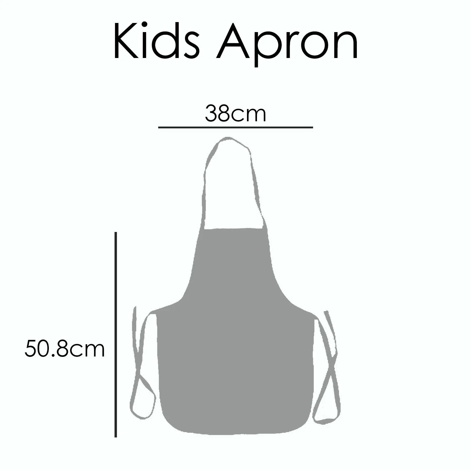 Personalised Canvas Apron with Stylish Text and Floral MUM