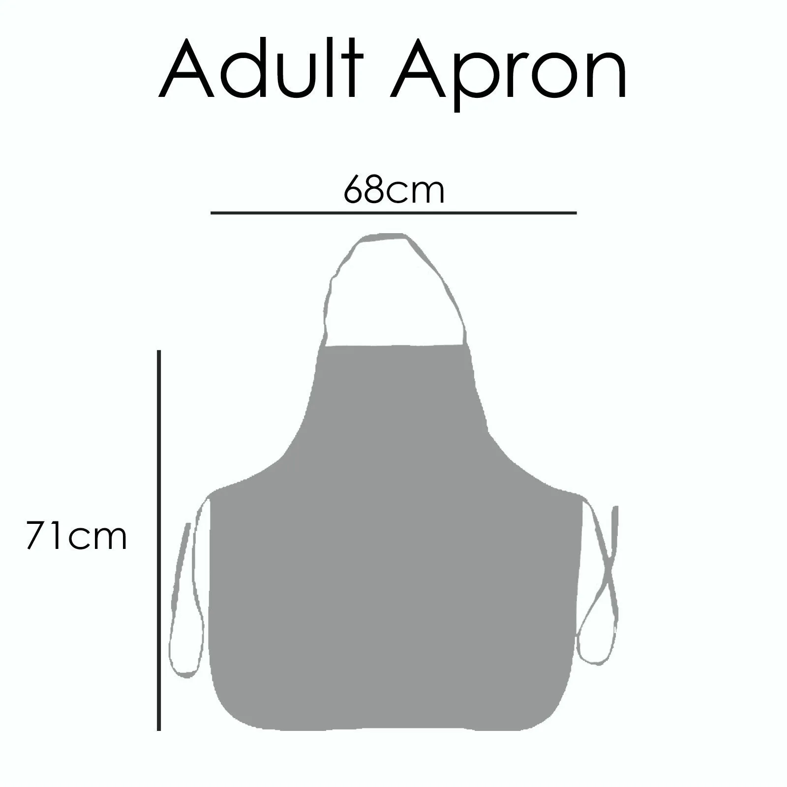 Personalised Canvas Apron with Stylish Text and Floral MUM