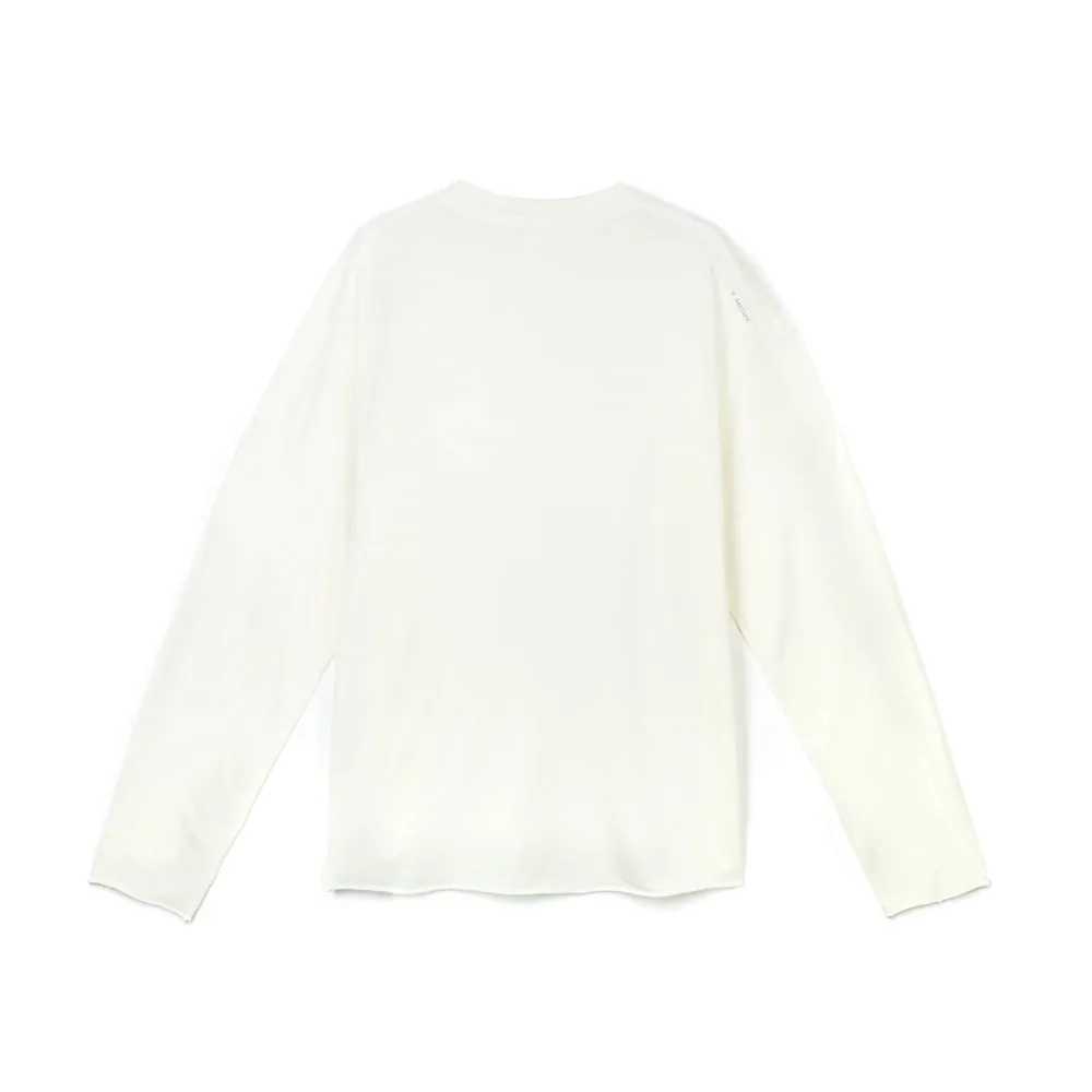 Satisfy CloudMerino Long Tee - Chalk