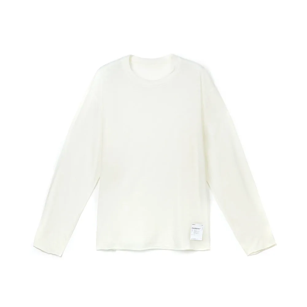 Satisfy CloudMerino Long Tee - Chalk