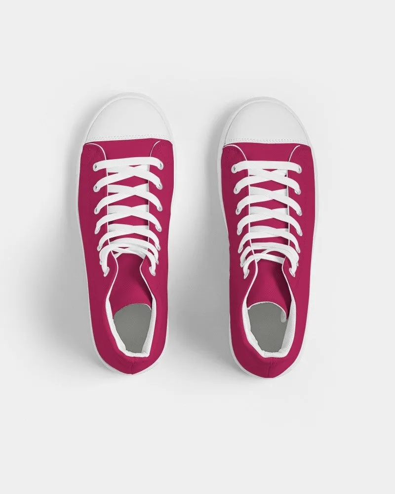 Shaded Pink High-Top Canvas Sneakers | Men's | C0M100Y50K30