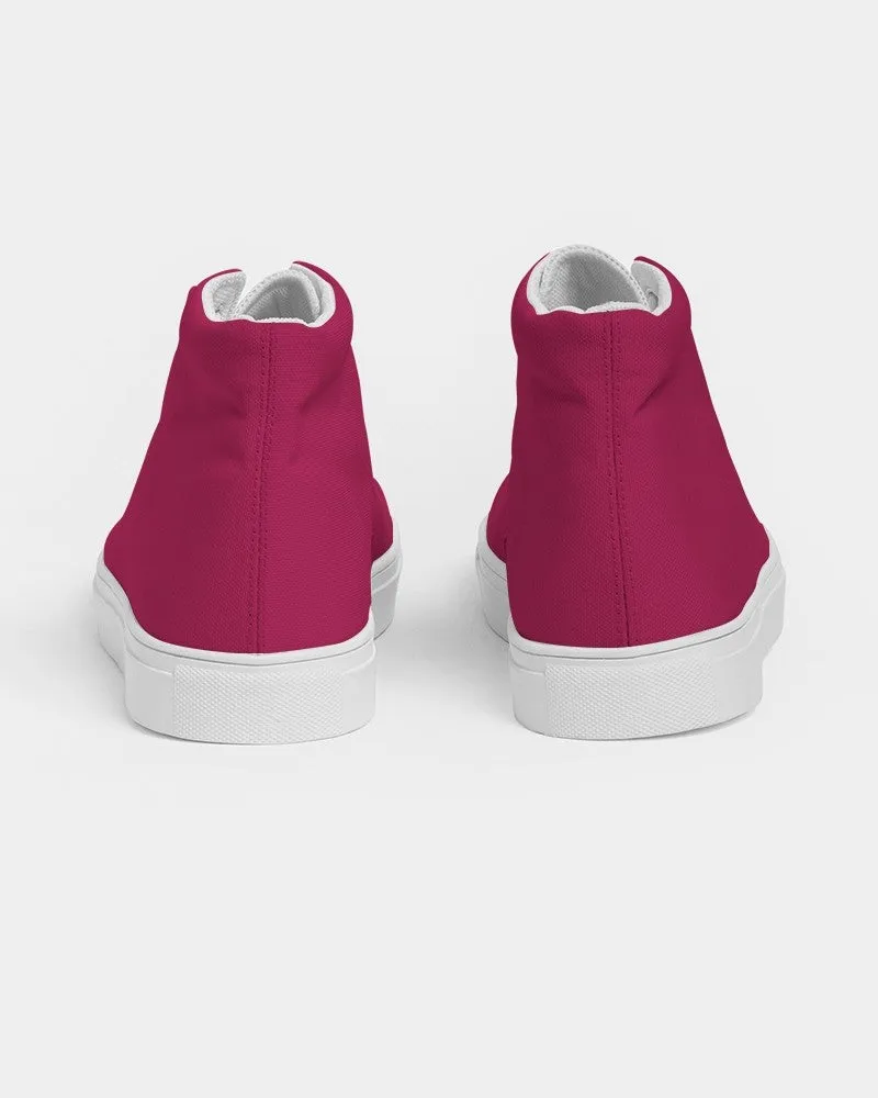 Shaded Pink High-Top Canvas Sneakers | Men's | C0M100Y50K30