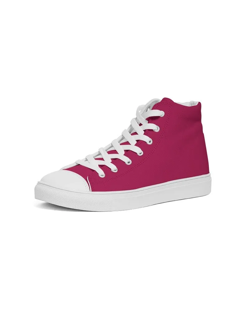 Shaded Pink High-Top Canvas Sneakers | Men's | C0M100Y50K30
