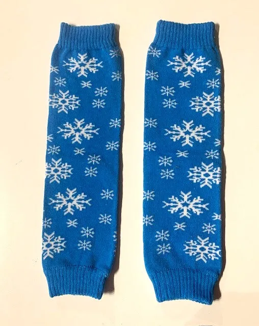 Winter Themed Children's Leg Warmers