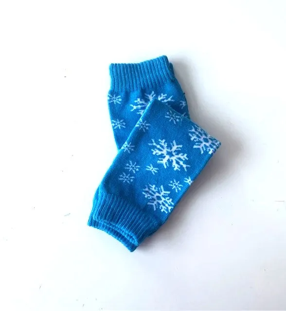 Winter Themed Children's Leg Warmers